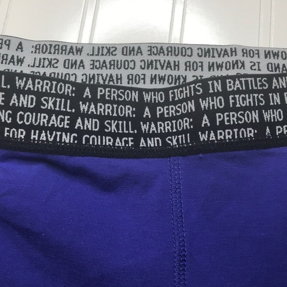 Warrior By Danika Patrick Purple 3/4 Leggings - Picture 3 of 6